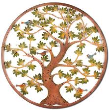 Tree Of Life Wall Art Leaves Birds