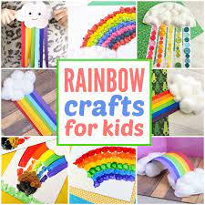 rainbow crafts for kids easy peasy