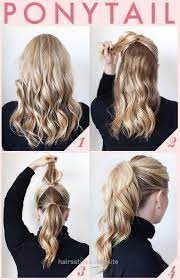 Use a curling wand to wrap the first half for about 10 seconds. Excellent Easy Ponytails Hairstyle For Summer Long Hairstyle Galleries Cool Quick And Ponytail Hairstyles Tutorial Ponytail Hairstyles Easy Office Hairstyles