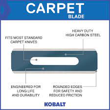 carbon steel carpet utility razor blade