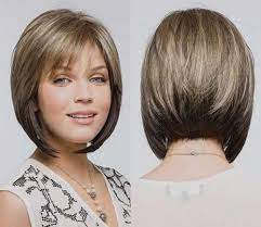 It is a real time saver and low maintenance to do at home. Angled Bobs With Bangs Hairstyles Short Layered Bob Hairstyles Short Hair Styles Angled Bob Hairstyles