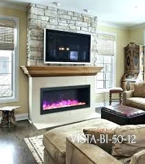 tv above fireplace ideas above electric