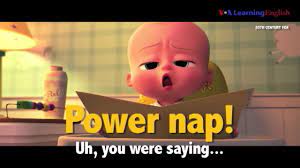 Học tiếng Anh qua phim ảnh: Power Nap - Phim Boss Baby (VOA) - YouTube