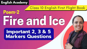 english fire and ice question answers