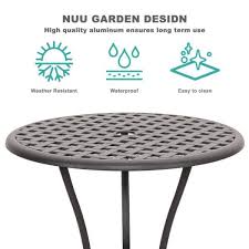 Nuu Garden 3 Piece Cast Aluminum