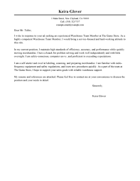 Perfect Warehouse Supervisor Cover Letter Example    On Cover     Vinan site