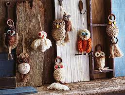 Macrame Owl Wall Hanging Ornaments