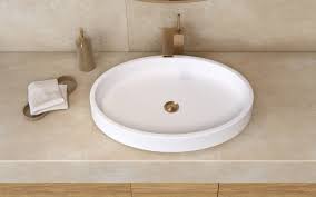 Aquatica Solace Wht Oval Stone Bathroom