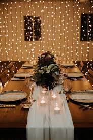 Fairy Lights Wedding Reception