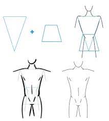 how to draw diffe body types for