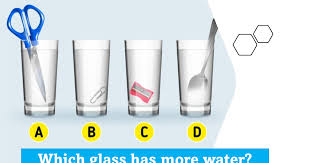 Which Glass Has More Water Solution