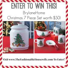 Deck the halls with christmas home decor! Day 7 Giveaway Brylanehome Christmas 7 Piece Set Worth 50 The Fashionable Housewife