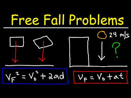 free fall physics problems