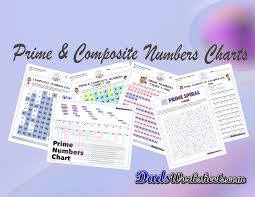 prime composite numbers charts