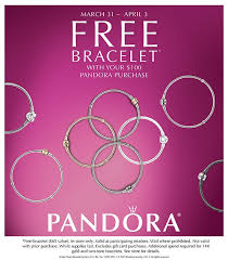 Save 10% on your first purchase. Free Bracelet Offer From Pandora Wit S End