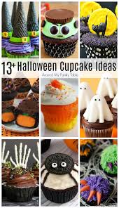 These halloween cupcakes are so cute they'll have your kids eating all their veggies to get to the monster at the end of their meal. Halloween Cupcake Ideas Around My Family Table
