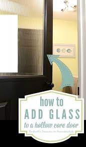 How To Add A Glass Window To A Hollow
