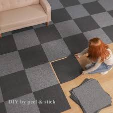 self adhesive carpet tiles easy