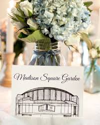 Unique Nyc Icon Wedding Table Numbers