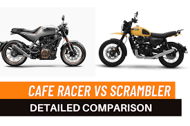 cafe racer vs scrambler comparación