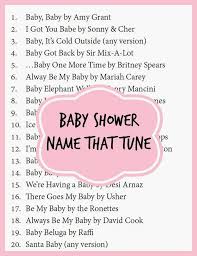 One Of The Best Baby Shower Games Baby Shower Name That Tune With