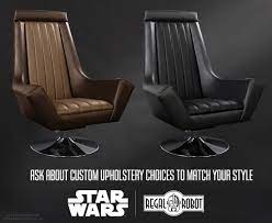 Cobonpue's elegant yet geeky furniture is a nod to the dark side of star wars. Star Wars Emperor Throne Armchair Regal Robot