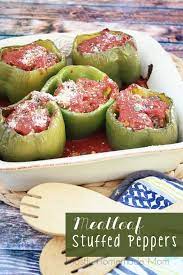 meatloaf stuffed peppers mostly