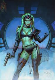 Comic Art Shop :: Kirk Dilbeck (3-Wishes and Patron-of-art) 's Comic Art  Shop :: Star Wars Twi'lek Smuggler by Lucas Troya:: The largest selection  of Original Comic Art For Sale On the