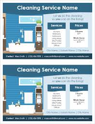 Cleaning Service Flyer Template 2 Per Page By Vertex42 Com
