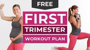 first trimester pregnancy workout plan