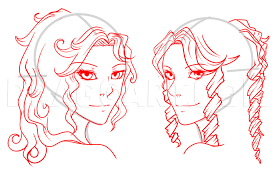 Another set, i do in shadow colors on the side facing away from the hair. How To Draw Curly Hair Draw Curls Step By Step Drawing Guide By Ghostiy Dragoart Com