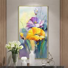 Art Acrylic Flower Abstract Paintings