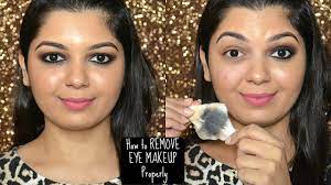 how to remove eye makeup properly