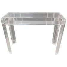 Unbranded Acrylic Console Tables For