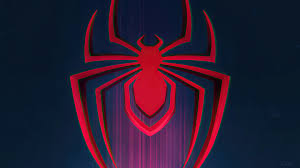 A collection of the top 50 spider man into spider verse wallpapers and backgrounds available for download for free. 343162 Miles Morales Logo Spider Man Into The Spider Verse Movie Spider Man 4k Wallpaper Mocah Org