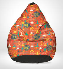 fusion digital printed l bean bag