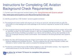 Find unbiased ratings on user satisfaction. Ppt Instructions For Completing Ge Aviation Background Check Requirements Powerpoint Presentation Id 780561