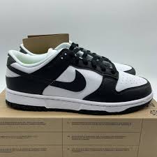 sb dunk low leather trainers nike black