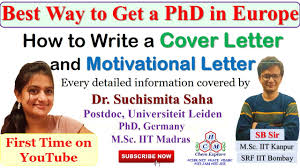 motivational letter for phd admission