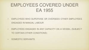 The employment act, 1955 is the main legislation on labor matters in malaysia. Understanding Malaysian Employment Act 1955