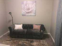 chesterfield grey velvet tufted sofa