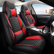 Red Waterproof Front Seat Cover