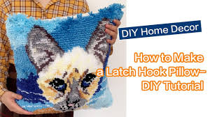 how i made my dream latch hook pillow