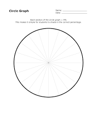 Circle Graph Template Teplates For Every Day