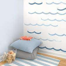 Extra Waves Fabric Wall Decal Sag