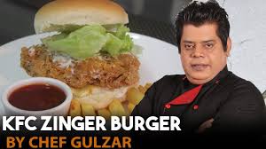 kfc zinger burger chef gulzar you