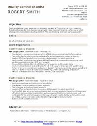 Bsc cv and biodata examples. Quality Control Chemist Resume Samples Qwikresume
