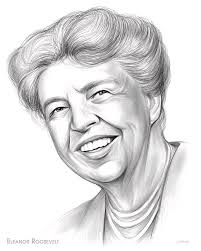 Students can color an eleanor roosevelt coloring page. Eleanor Roosevelt Pencil Drawing By Greg Joens