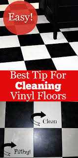 how to clean vinyl floors easily