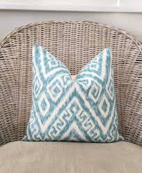 Ikat Linen Cushion Covers Hamptons
